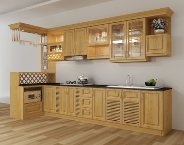 Nơi thiết kế tủ bếp bằng gỗ theo yêu cầu