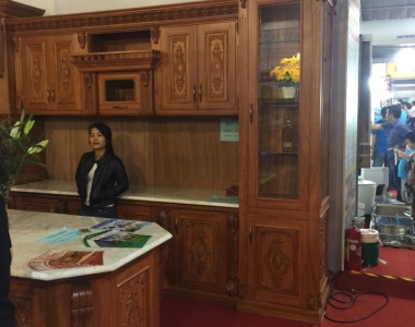 Thi công tủ bếp gỗ đẹp uy tín tại Thủ Dầu Một